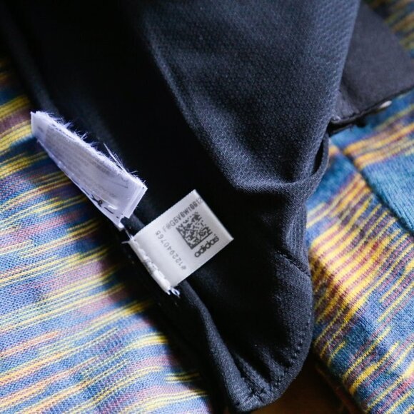 Adidas X Missoni Black Multicolour Sleeve Long Zip Up Running Jacket - Picture 10 of 10